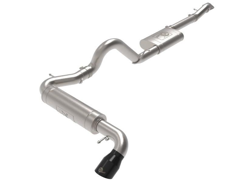 aFe Apollo GT 3in 409 SS Cat-Back Exhaust 2021 Ford Bronco L4-2.3L (t)/V6-2.7L (tt) w/ Black Tip Catback aFe