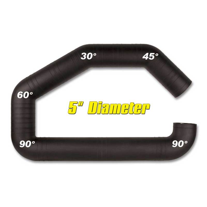 Airaid U-Build-It - 5in Intake Tube Air Intake Components Airaid