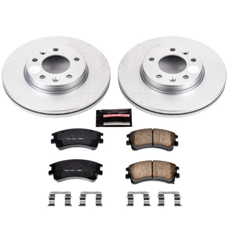 Power Stop 03-05 Mazda 6 Front Z17 Evolution Geomet Coated Brake Kit Brake Kits - Performance Blank PowerStop