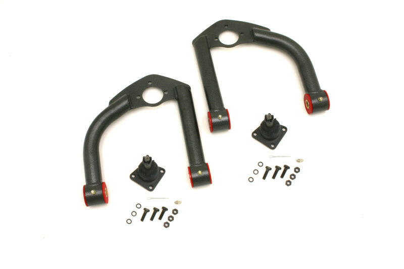 BMR 93-02 F-Body Non-Adj. Upper A-Arms (Polyurethane) - Black Hammertone Control Arms BMR Suspension