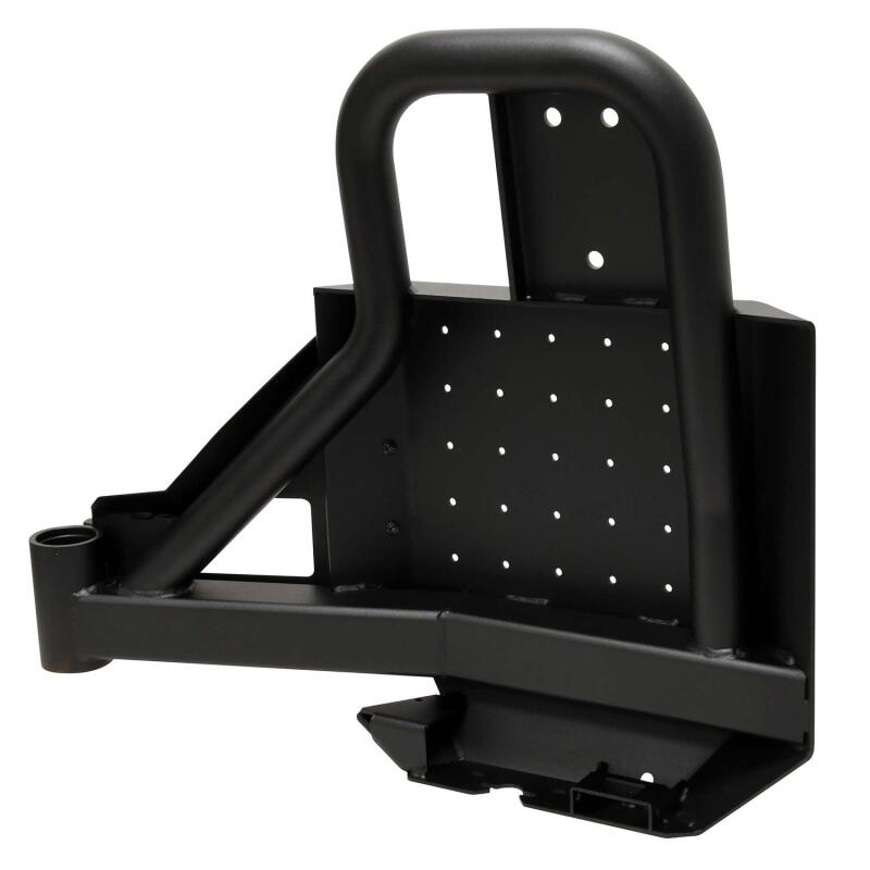 Westin 18-25 Wrangler JL Aceessory For XTS Rear - P/S Swingout - Tex. Blk Bumpers - Steel Westin