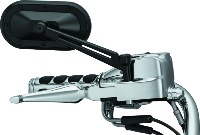 Kuryakyn Heavy Industry Mirrors Black Rear View Mirrors Kuryakyn