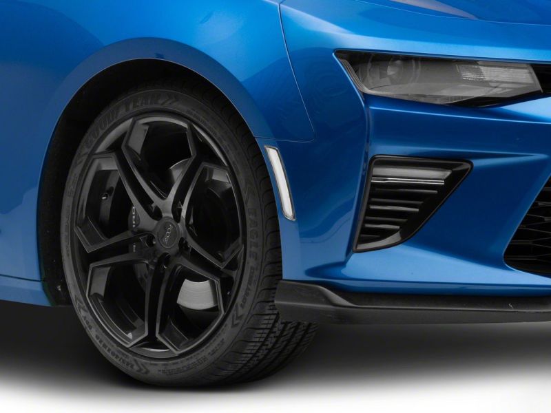 Raxiom 16-23 Chevrolet Camaro Axial Series LED Front and Rear Side Markers- Clear Sidemarkers & Indicators Raxiom