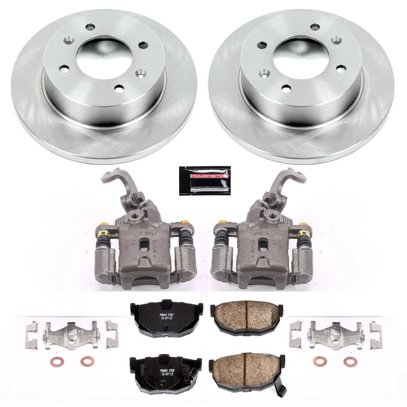 Power Stop 97-06 Hyundai Elantra Rear Autospecialty Brake Kit w/Calipers Brake Kits - OE PowerStop