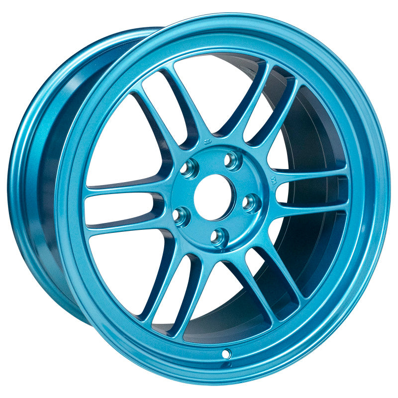 Enkei RPF1 18x9.5 5x114.3 38mm Offset 73mm Bore Emerald Blue Wheel (MOQ 40) Wheels - Cast Enkei