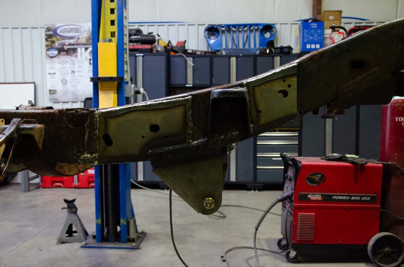 Rust Buster 06-10 Hummer H3 Leaf Spring Frame Section - Right Frames RustBuster