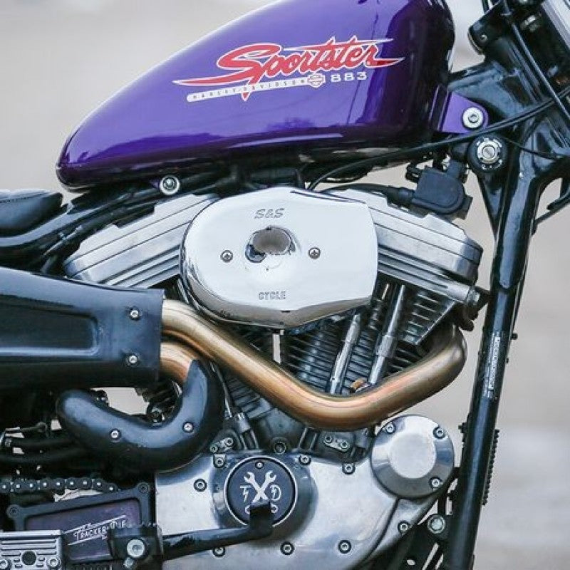 S&S Cycle Stealth Applications Tribute Air Cleaner Cover - Chrome Air Intake Components S&S Cycle