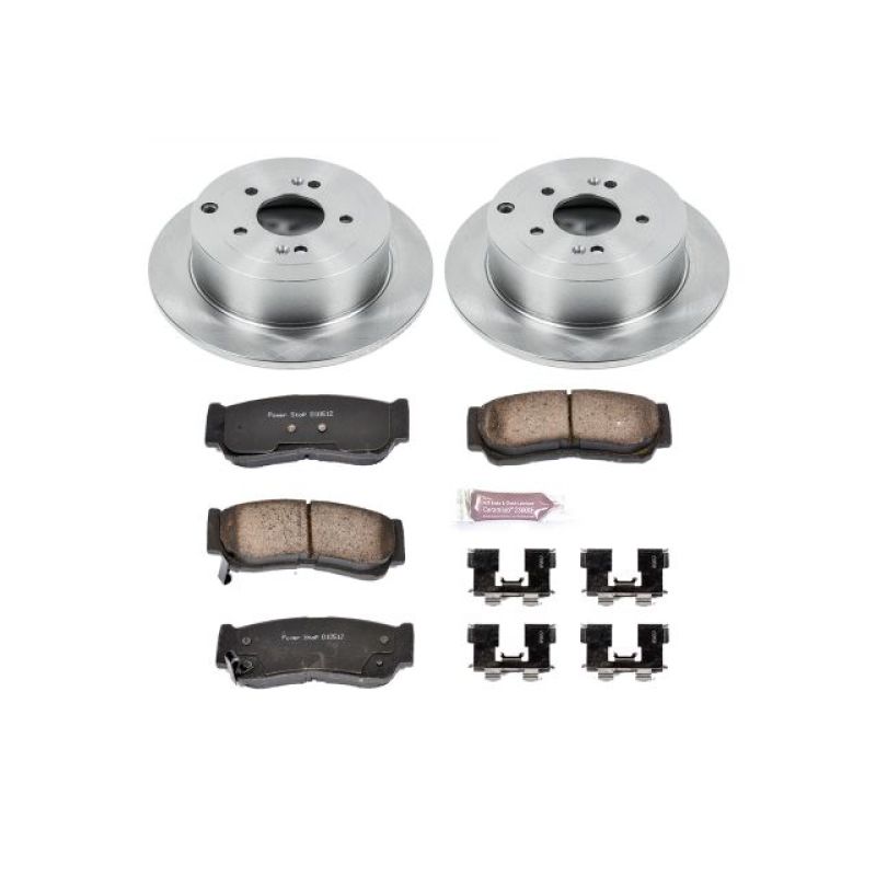 Power Stop 07-09 Hyundai Santa Fe Rear Autospecialty Brake Kit Brake Kits - OE PowerStop
