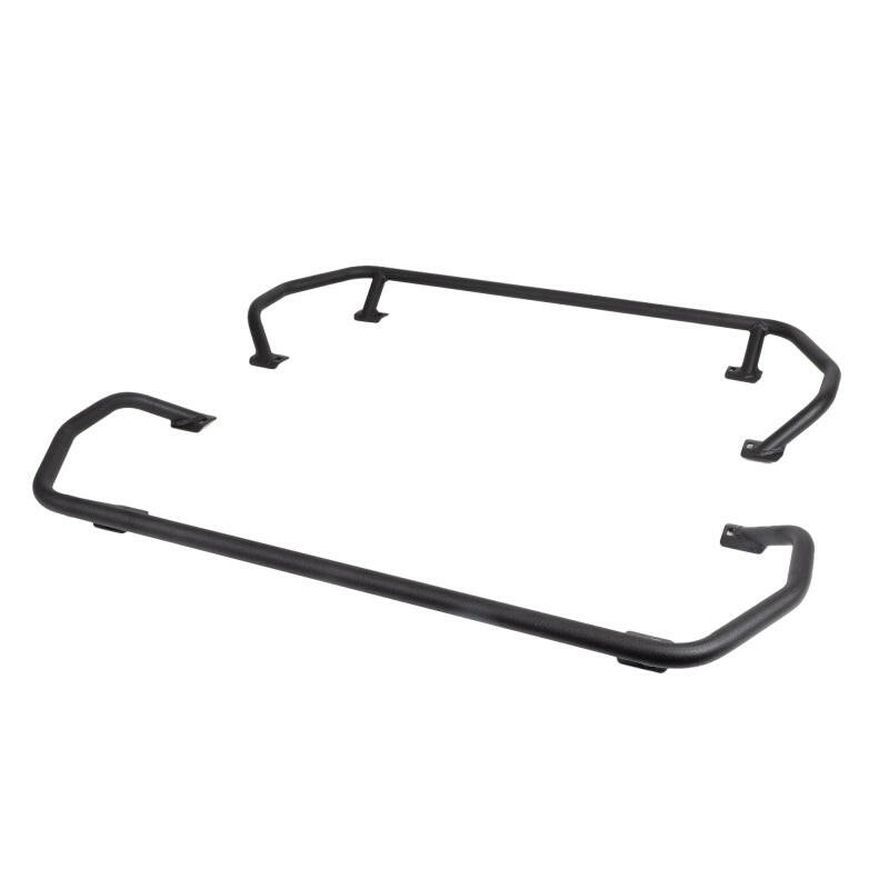 Go Rhino SRM300 Quad Overland Rail Kit (For 40x40in. Rack) - Tex. Blk (Rails ONLY - Req. Platform) Roof Baskets Go Rhino