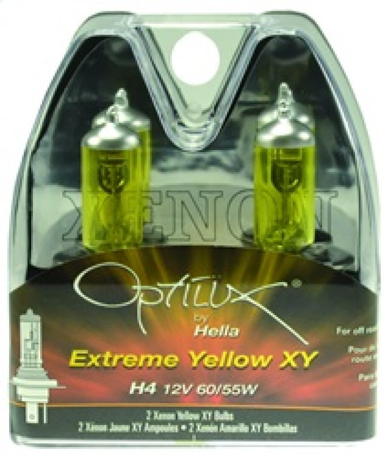 Hella Optilux H4 12V / 60/55W XY Xenon Yellow Bulb Bulbs Hella