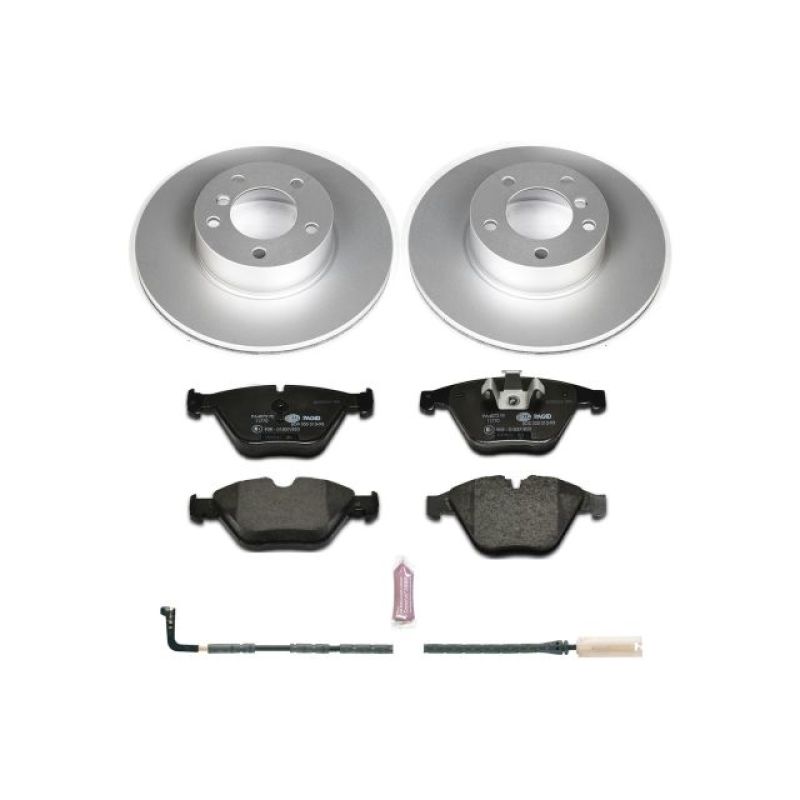 Power Stop 09-10 BMW 328i xDrive Front Euro-Stop Brake Kit Brake Kits - OE PowerStop