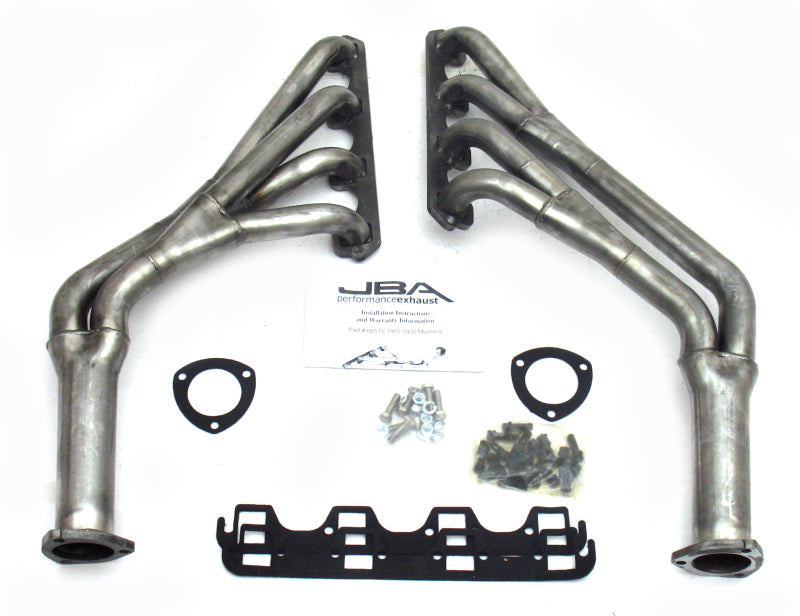 JBA 65-70 Ford Mustang 260-302 SBF 1-1/2in-1-3/4in Primary Raw 409 Tri Y Header Headers & Manifolds JBA