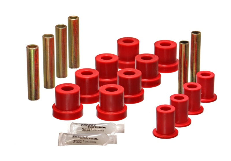 Energy Suspension Chev K-10 4 X 4 Frt Sprg Bush - Red Bushing Kits Energy Suspension