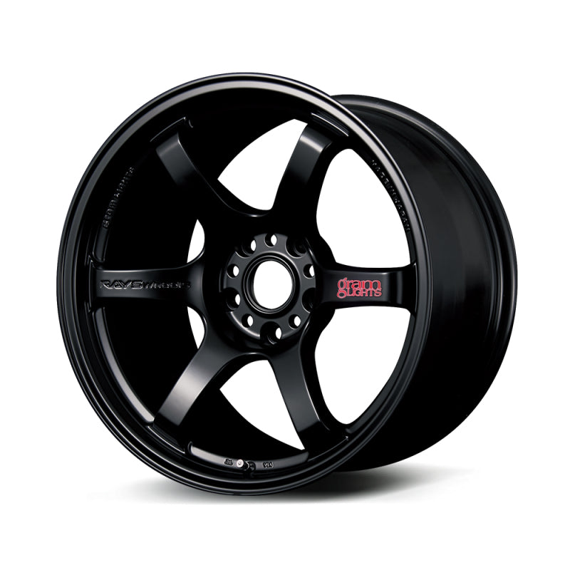 Gram Lights 57DR 18x9.5 +12 5x114.3 Semi Gloss Black Wheel Wheels - Cast Gram Lights