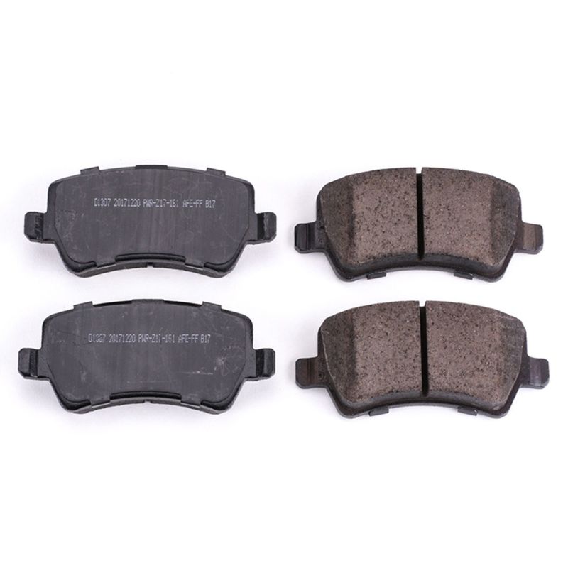 Power Stop 13-15 Land Rover LR2 Rear Z16 Evolution Ceramic Brake Pads Brake Pads - OE PowerStop