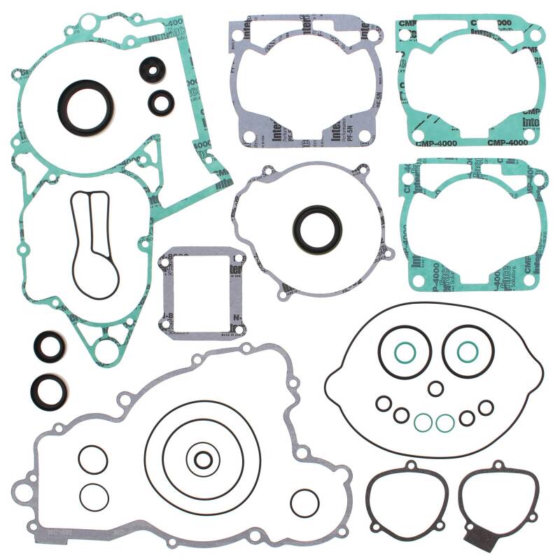 Vertex Gaskets 14-16 Husqvarna TC 250 Complete Gasket Kit w/ Oil Seals Engine Hardware Vertex Pistons