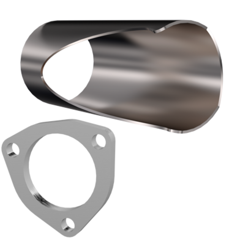 QTP 2.75in Weld-On QTEC DIY Cutout Pipe Exhaust Cutouts QTP