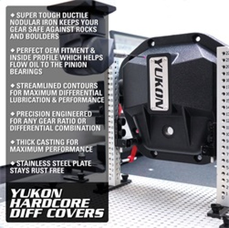 Yukon Gear Hardcore Diff Cover for GM 9.5in & 9.76in Rear Diff Covers Yukon Gear & Axle