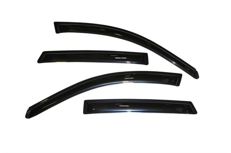 AVS 03-08 Pontiac Vibe Ventvisor Outside Mount Window Deflectors 4pc - Smoke Wind Deflectors AVS