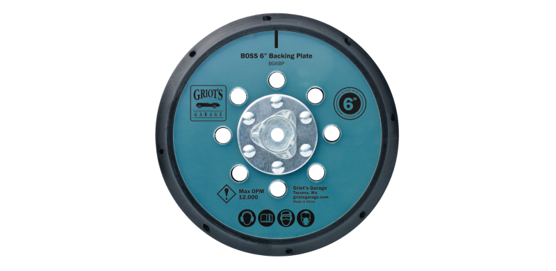 Griots Garage BOSS 6in Backing Plate Tools Griots Garage