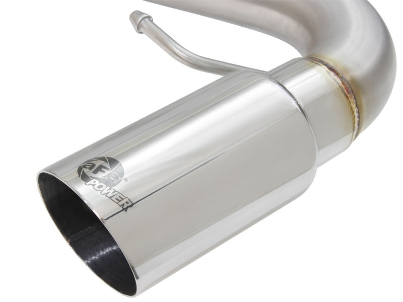 aFe MACHForce XP SS-304 Polish Tip 3.0in-2.5in Dia Cat Back Exhaust 11-13 BMW 335i (E90/E92) 3.0L Catback aFe