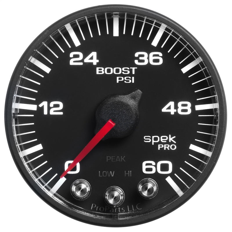 Autometer Spek-Pro 52.4mm 0-60 PSI Digital Stepper Motor Boost Gauge Gauges AutoMeter