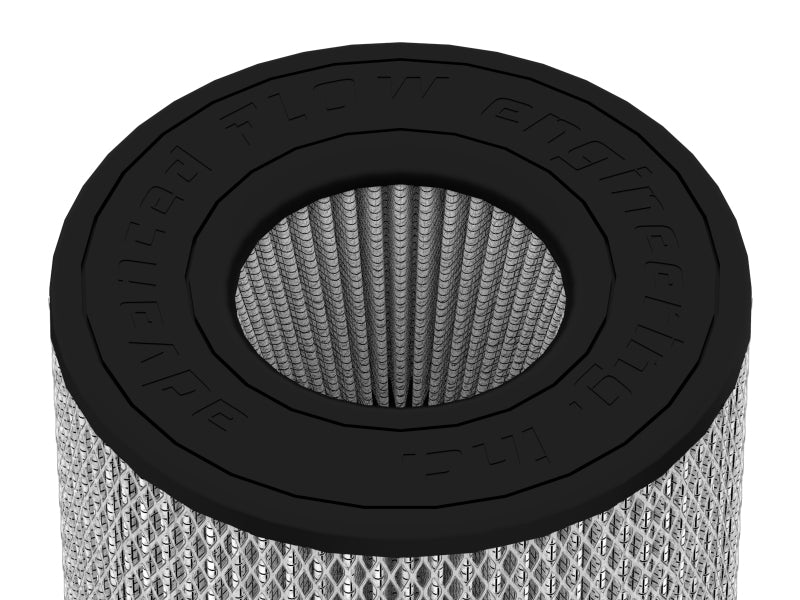 aFe Momentum Pro DRY S Replacement Air Filter 5-1/2in F x 8in B x 8in T (Inv) x 9in H Air Filters - Universal Fit aFe
