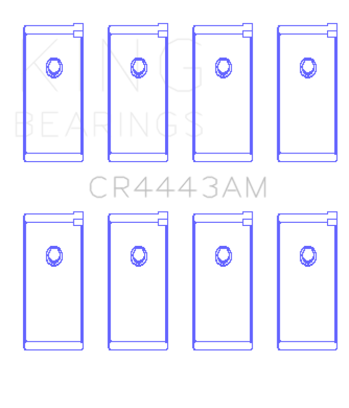 King Engine Bearings Datsun H-20 (Size +0.25mm) Connecting Rod Bearing Set Connecting Rods King Engine Bearings