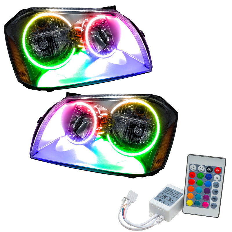 Oracle 05-07 Dodge Magnum SMD HL - Chrome - ColorSHIFT w/ Simple Controller Headlights ORACLE Lighting