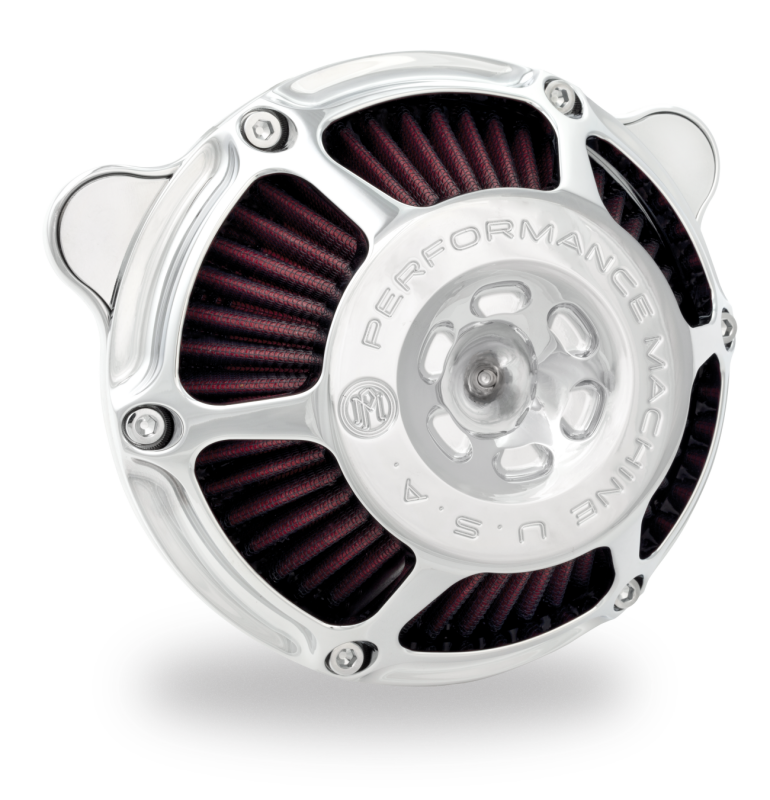 Performance Machine 23-Up CVO, 2024 Touring Max HP Air Cleaner - Chrome Air Filters - Direct Fit Performance Machine