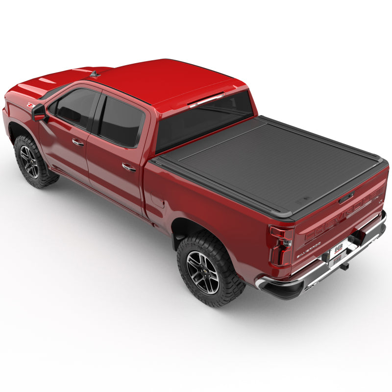 EGR RollTrac Manual Retractable Bed Cover Chevy 1500 Short Box Bed Covers - Folding EGR