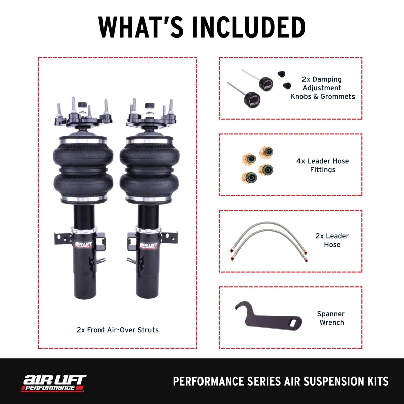 Air Lift Performance 20-24 Toyota GR Supra / 19-24 BMW Z4 (G29) Air Suspension Front Kit Air Suspension Kits Air Lift