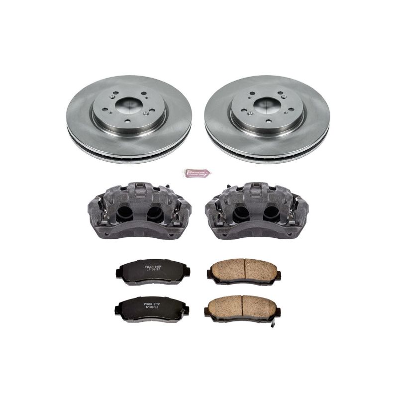 Power Stop 07-12 Acura RDX Front Autospecialty Brake Kit w/Calipers Brake Kits - OE PowerStop