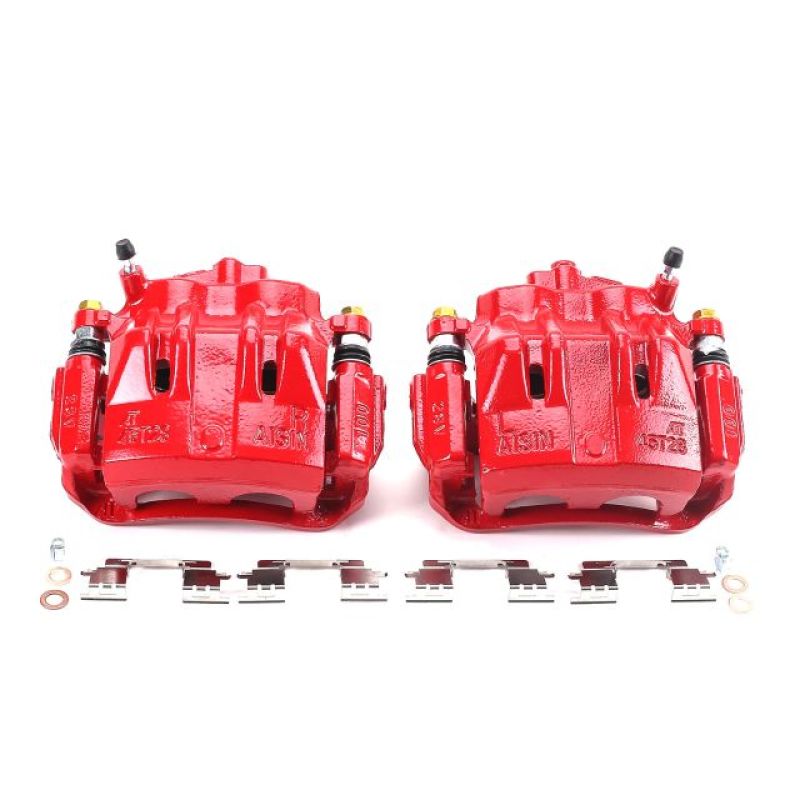 Power Stop 02-03 Lexus ES300 Front Red Calipers w/Brackets - Pair Brake Calipers - Perf PowerStop