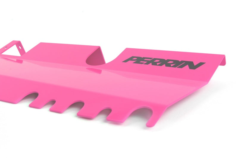 PERRIN 15-21 Subaru WRX/STI Radiator Shroud (With/Without OEM Intake Scoop) - Hyper Pink Radiator Shrouds Perrin Performance