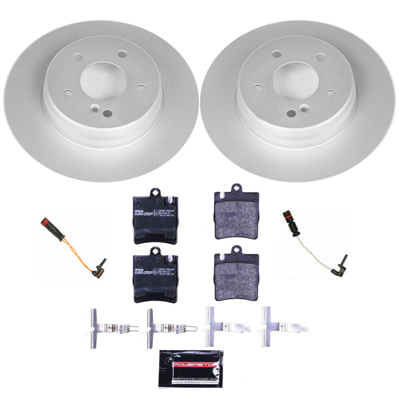 Power Stop 03-05 Mercedes-Benz C240 Rear Euro-Stop Brake Kit Brake Kits - OE PowerStop