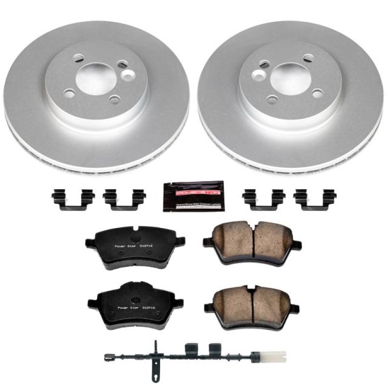 Power Stop 11-16 Mini Cooper Front Z23 Evolution Sport Coated Brake Kit Brake Kits - Performance D&S PowerStop