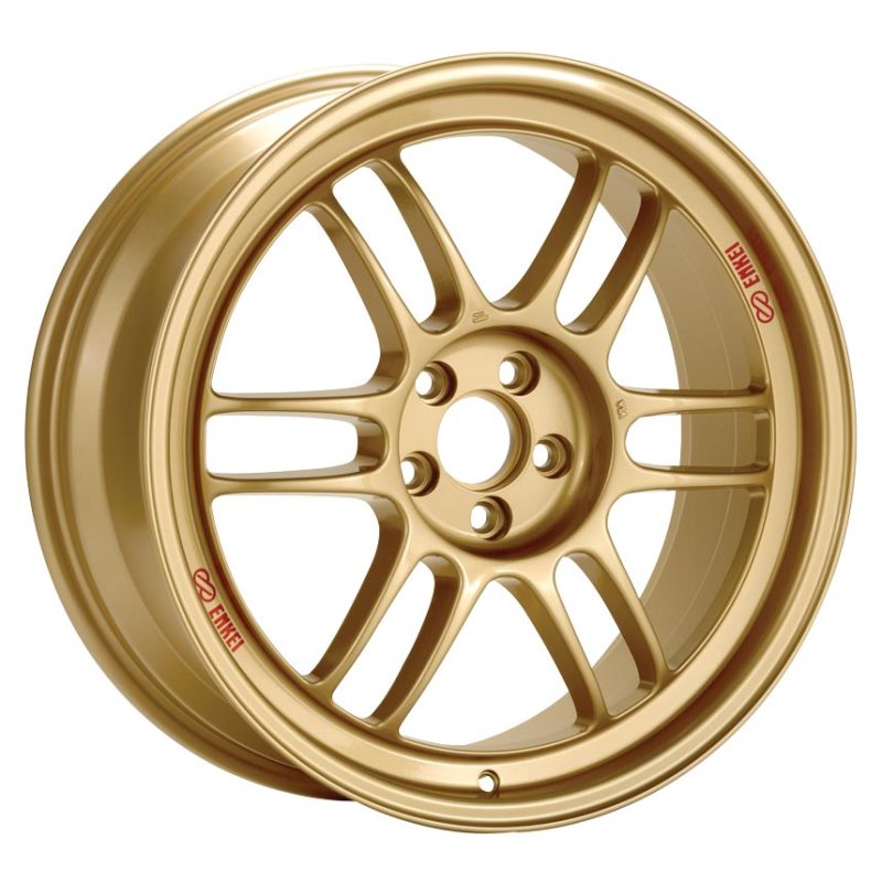 Enkei RPF1 17x9 5x114.3 35mm Offset 73mm Bore Gold Wheel Wheels - Cast Enkei