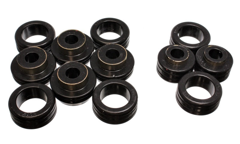 Energy Suspension 87-96 Dodge Dakota 2WD Black Body (Cab) Mount Set Bushing Kits Energy Suspension