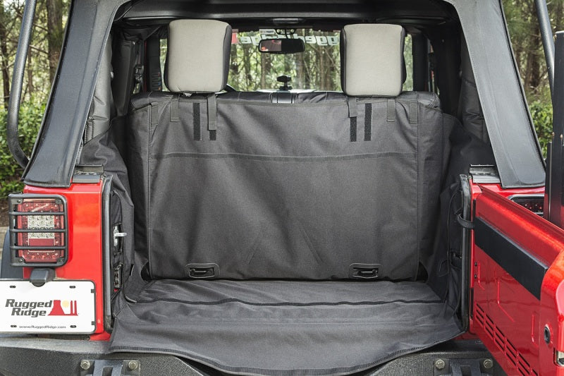 Rugged Ridge C3 Cargo Cover W/O Subwoofer 07-18 Jeep Wrangler JK 2 Door Car Covers Rugged Ridge
