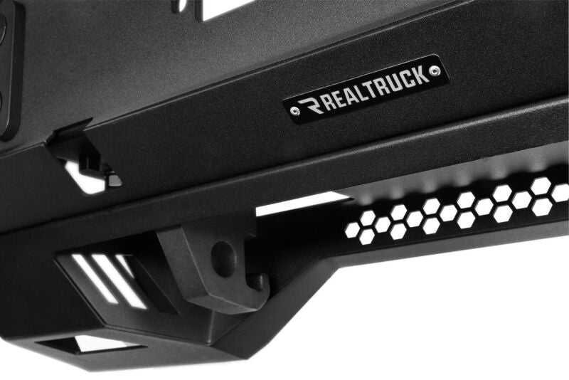 Go Rhino 18-26 Jeep Wrangler JL/JLU (Excl. LED Fog Lights) Trailline Front Stubby Bumper - Tex. Blk Bumpers - Steel Go Rhino