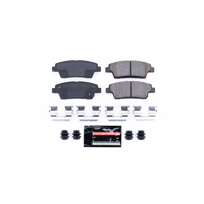 Power Stop 17-19 Genesis G80 Rear Z23 Evolution Sport Brake Pads w/Hardware Brake Pads - Performance PowerStop