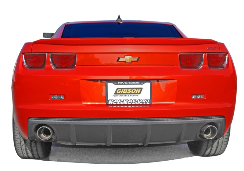 Gibson 2010 Chevrolet Camaro SS 6.2L 2.25in Cat-Back Dual Exhaust - Aluminized Catback Gibson