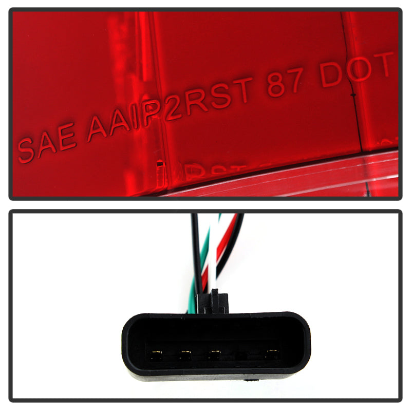 Spyder Chevy C/K Series 1500 88-98/Blazer 92-94 LED Tail Lights Red Clear ALT-YD-CCK88-LED-RC Tail Lights SPYDER