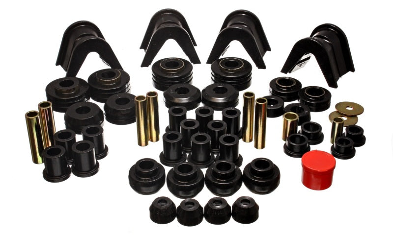 Energy Suspension 73-79 Ford F-150 Pickup w/ 2 Degree C-Bushing Black Hyper-Flex Master Bushing Set Bushings - Full Vehicle Kits Energy Suspension