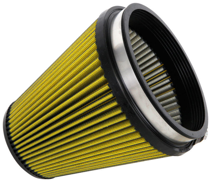 Airaid Universal Air Filter - Cone 6in Flange x 7in Base x 4-3/8in Top x 7in Height - Synthamax Air Filters - Universal Fit Airaid