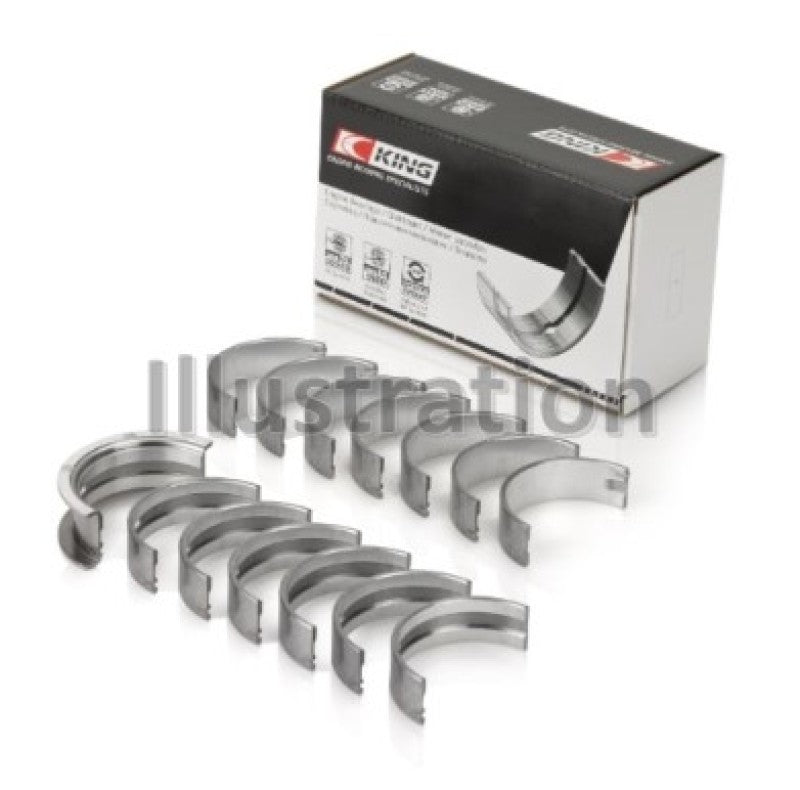 King Nissan 122CI 2.0L RB24 / 152CI 2.5L RB25DE/RB25DET/RB25DETT (Size STD) Main Bearing Set Bearings King Engine Bearings