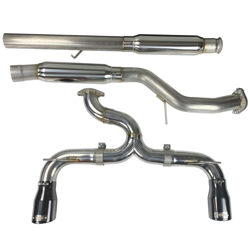 Injen 16-18 Ford Focus RS 3in Cat-Back Stainless Steel Exhaust w/ 4in Black Chrome Tips Catback Injen