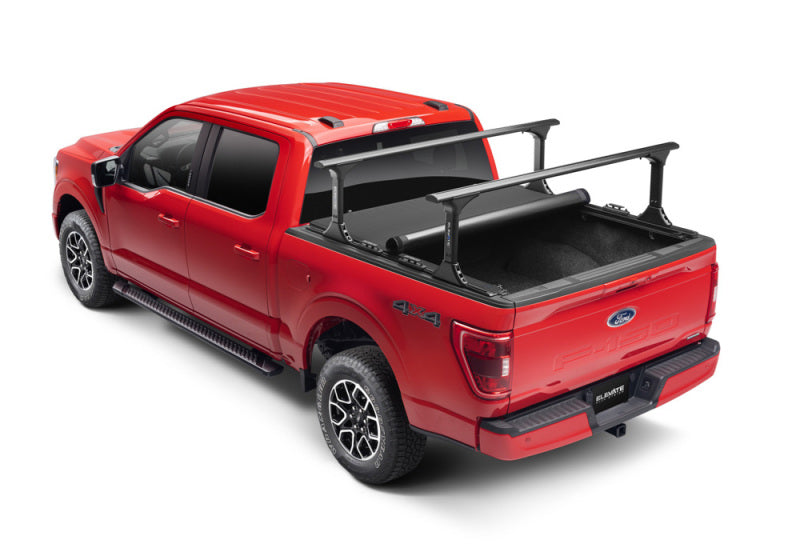 Truxedo Elevate CS Rack (18-28in. Adjustable Height) - Black Truck Bed Rack Truxedo