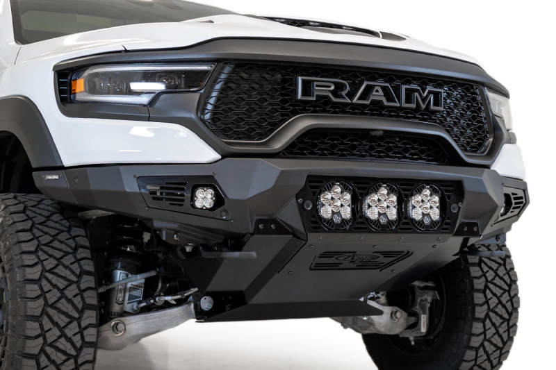 Addictive Desert Designs 2021 Dodge RAM 1500 TRX Bomber Front Bumper (Baja) Bumpers - Steel Addictive Desert Designs